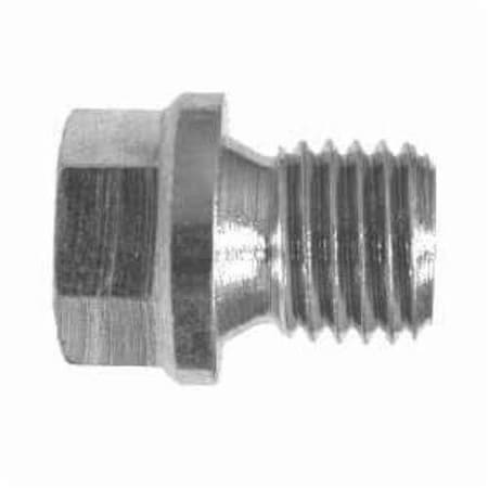 Hex Head Hollow Plug, M26x15 Nominal, Parallel Threaded, Steel